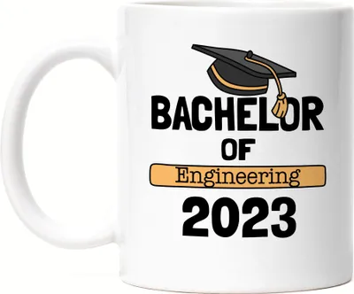 Produktbild von Bachelor of Engineering 2023 Tasse Studium Absolvent Abschluss Geschenk Bachelorabschluss Uni