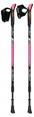 Produktbild von Nordic-Walking-Stöcke CMP Maniva Rosa 75-135 cm mit Sicherheits-Handschuhen