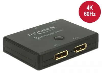 Produktbild von DeLOCK DisplayPort, DisplayPort, Kunststoff, Schwarz, 3840 x 2160 Pixel, 5 V, 820 mm