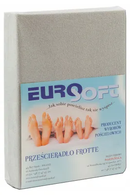 Produktbild von Eurosoft Laken Frotte ohne Gummizug 180x200 cm