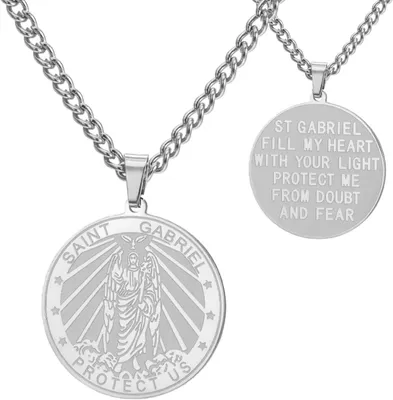 Zdjęcie produktu dla Srebrny łańcuszek do zawieszki, amulet ochronny, symbol nadziei, 1 sztuka, idealny na co dzień