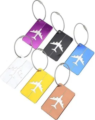 Image de Étiquette en aluminium pour valises
