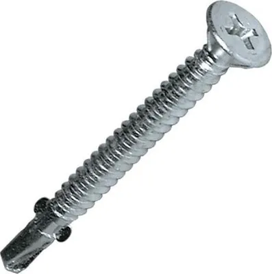 Produktbild von Selbstbohrende Senkkopf-Flügelschraube SCELL-IT - Kreuzschlitz - 6.3 x 50 mm - Packung mit 200 Stück - TFAC63050
