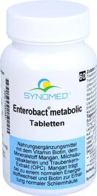 Produktbild von SYNOMED Enterobact metabolic Tabletten, 60 St. Tabletten