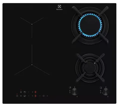 Immagine prodotto di Electrolux KDI640713K, Nero, Da incasso, 60 cm, Combinato, Vetro, 4 zone/zone