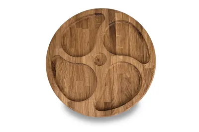 Productafbeelding van Houten serveerbord met compartimenten