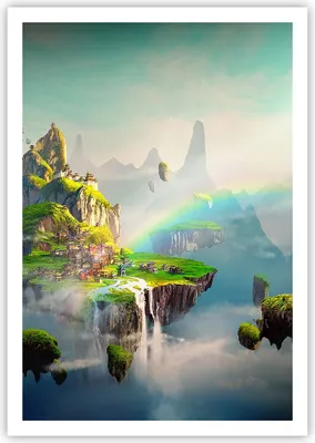 Produktbild von Poster - Poster ohne Rahmen - Abstraktion Natur - 70x100 cm - Wand Bild - Wanddeko - Wandbilder - Kunstposter - Wandposter - Bilder - Kunstdruck - Wanddekoration - Wandbild - P2XPA70x100-3469
