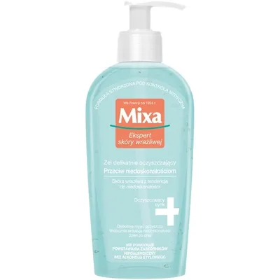 Produktbild von MIXA Sensitive Haut Expert Soapless Cleansing Gel gegen Unreinheiten für fettige Haut 200ml