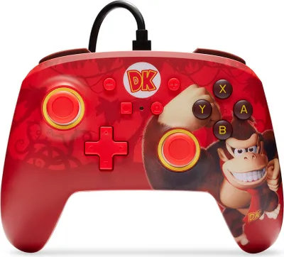 Immagine prodotto di PowerA Controller cablato migliorato per Nintendo Switch, Donkey Kong Flex