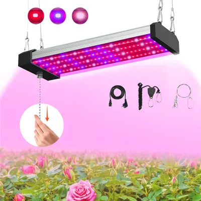 Produktbild von Pflanzenlampe Vollspektrum Pflanzenleuchte LED Grow Light UV Pflanzenlicht Anschließbare Wachstumslampe Für Pflanzen Gewächshaus 20W, 30CM