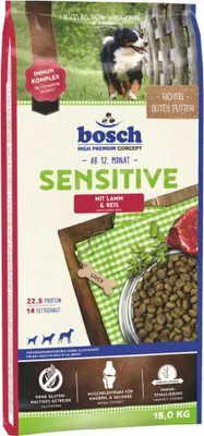 Immagine prodotto di Bosch Sensitive Agnello e Riso 15 kg
