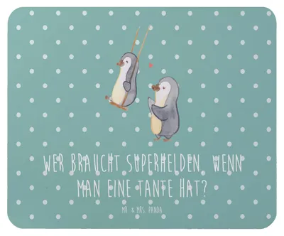 Produktbild von Mr. & Mrs. Panda Mauspad Lieblings-Tante - Meeresbrise - Geschenk, computer, Mousepad, persönliche Erinnerungen, Mouse Pad, Unterstützung, Geburtstage, Verwandtschaft