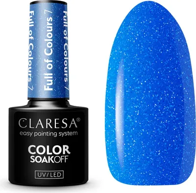 Produktbild von CLARESA Hybrid-Gel-Nagellack voller Farben, 7–5 g