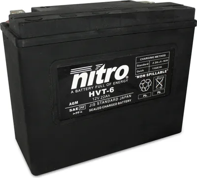 Produktbild von Batterie NITRO HVT 06 SLA (WC) Gel 12V/23Ah [203x88x162] CCA=360A