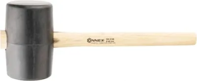 Produktbild von Connex Gummihammer mit Holzstiel, 37 cm, COX625105