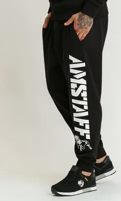 Obrázek produktu pro Kalhoty Amstaff Logo 2.0 Sweatpants - schwarz/weiß - L