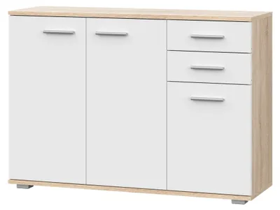 Produktbild von raumhirsch KOMMODE Sonoma Eiche, Weiß 69/74/34