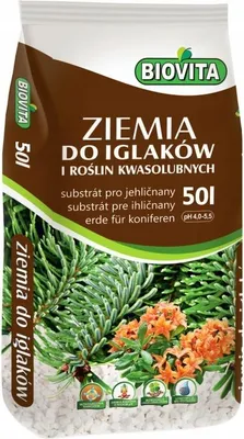 Image de Terreau pour conifères et plantes acidophiles Biovita 50l