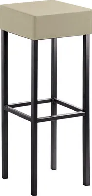 Produktbild von Barstuhl Mayer Sitzmöbel 1136 34 x 34 x 92 cm Stahl schwarz /taupe