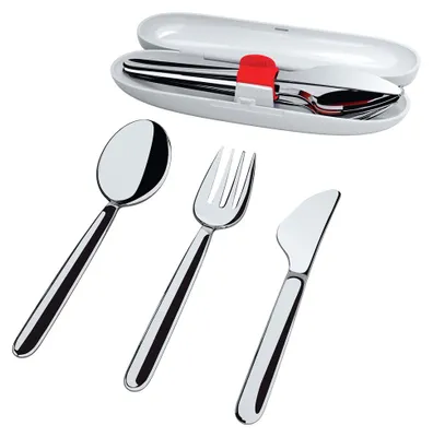 Image de Couverts de voyage avec boîte - Alessi