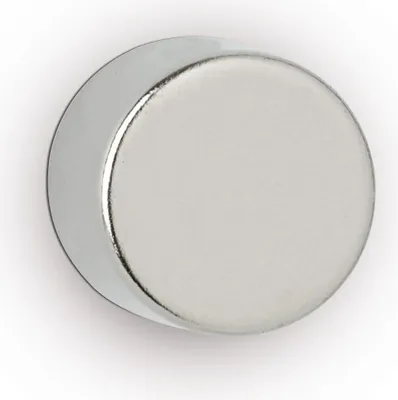 Produktbild von Neodym-Scheibenmagnet 10x10mm 4000g hellsilber VE=10x10 Stück