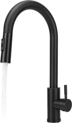 Immagine prodotto di Miscelatore da cucina con doccetta estraibile, erogatore alto, soffione girevole a 360° e 2 tipi di getto
