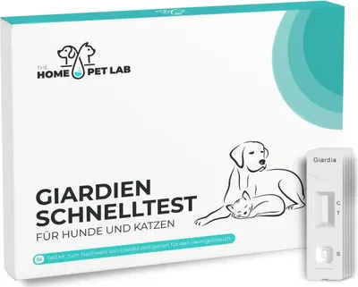 Produktbild von HomePetLab Giardien Schnelltest für Hunde, Katzen & Kleintiere 5er Packung