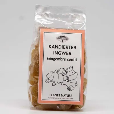 Produktbild von Planet Nature Ingwer kandiert - 200g