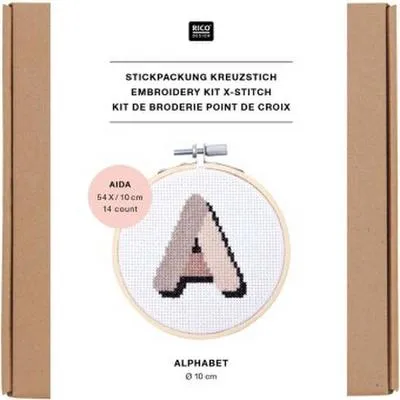 Produktbild von Stickpackung Kreuzstich Mini Kit Alphabet