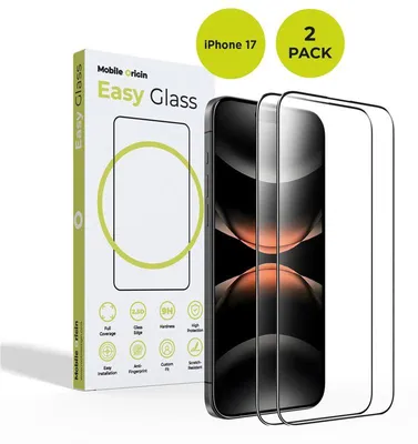 Image de Protection d'écran Easyglass pour iPhone 17, lot de 2