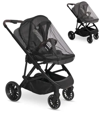 Produktbild von Lorelli Moskitonetz für Kinderwagen, Buggy Insektenschutz, für alle Einsitzer schwarz