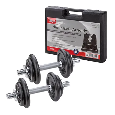 Produktbild von Hantelset Kurzhantel Hantel Set im Koffer Hantelscheiben 20 kg Muskeltraining