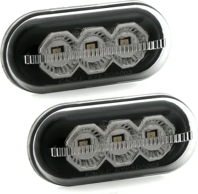 Produktbild von 2x LED Seitenblinker Blinker Set Schwarz Smoke für Dacia Duster Lodgy Dokker
