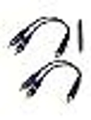 Produktbild von Cinch Splitter Kabel für Subwoofer für Phono,AV,Coaxial Audio RCA Kabel (1-Buchse zu 2-Stecker, 2Stü, Blau)