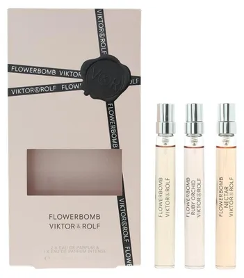 Zdjęcie produktu dla Zestaw Viktor & Rolf: Flowerbomb Ruby Orchid, EDP, dla kobiet, 10 ml oraz Flowerbomb Nectar, EDP, dla kobiet, 10 ml oraz Flowerbomb, EDP, dla kobiet, 10 ml