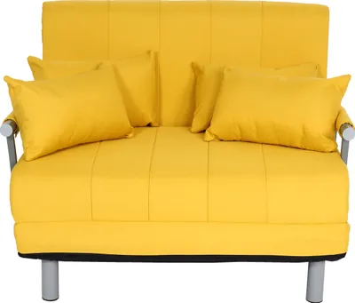Obrázok produktu pre Rozkladacie kreslo HWC-K29, rozkladacie kreslo rozkladacie kreslo pre hostí, rozkladacia plocha 186x97cm látka (270g/m²) ~ žltá