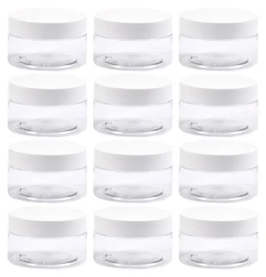 12 klare Plastikdosen 100 ml mit Deckel, Aufbewahrung