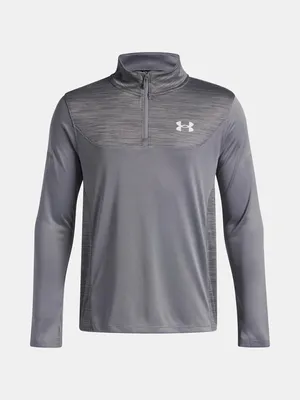 Produktbild von Under Armour UA Tech Utility 1/4 Zip T-Shirt für Jungen – Grau YXL