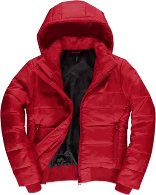 Produktbild von B&C - "Superhood" Bomberjacke für Damen BC5687 (XXL) (Rot)