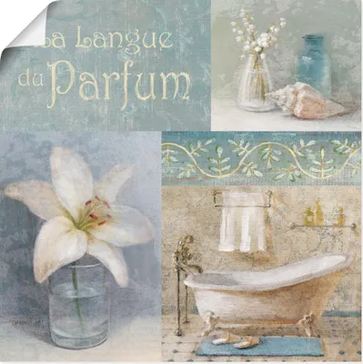 Produktbild von ARTland Poster Parfum I Größe: 70x70 cm