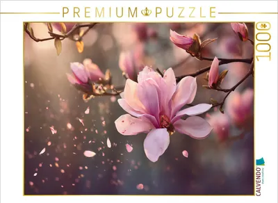 Produktbild von CALVENDO Puzzle Magnolienduft | 1000 Teile Lege-Größe 64x48cm Foto-Puzzle für glückliche Stunden