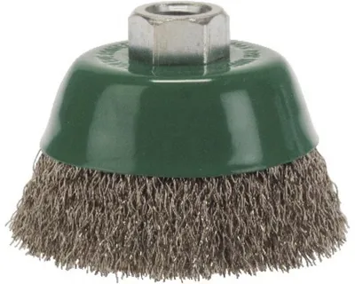 Immagine prodotto di Lessmann Topfbürste rostfrei 60mm 0,3mm, Bürste zum Entfernen von Farbe Rost uvm