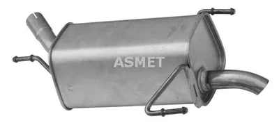 Produktbild von ASMET 05.132 Endschalldämpfer für OPEL Corsa C Schrägheck (X01) Auspuff