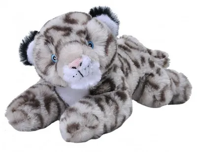 Produktbild von kuscheltier Schneeleopard Ecokins Mini junior 20 cm Plüsch grau