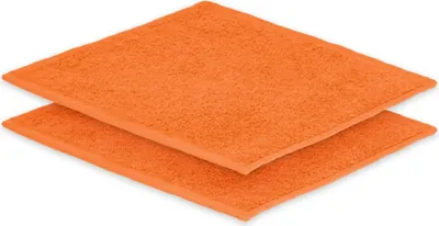 Produktbild von 2x Seiftuch Frottier 500 g/m²  30 x30 cm Terrakotta