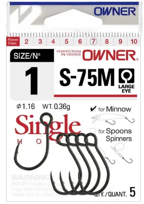 Produktbild von Haken, Háčky S-75M, 51642, 4 Stück, Größe 1/0