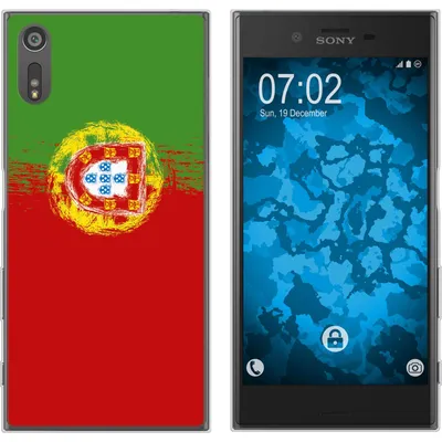 Produktbild von PhoneNatic Case kompatibel mit Sony Xperia XZs Silikon-Hülle WM Portugal M8