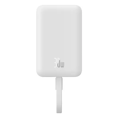 Zdjęcie produktu dla Baseus P1002210B223-00, 10000 mAh, Litowo-polimerowy (LiPo), Bezprzewodowe ładowanie, 30 W, Biały