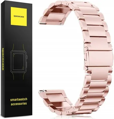 Obrázok produktu pre Spacecase 18 mm náramok z nehrdzavejúcej ocele ružový pre smart hodinky