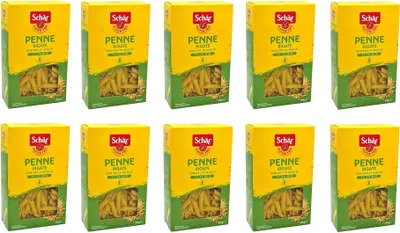 Produktbild von 10x SCHÄR Senza Glutine Penne Rigate Glutenfrei Pasta mit 20% Hirse 500g